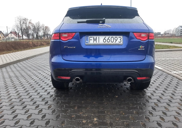 Jaguar F-Pace cena 149900 przebieg: 66895, rok produkcji 2018 z Miastko małe 529